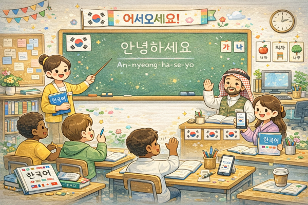 Korean language class